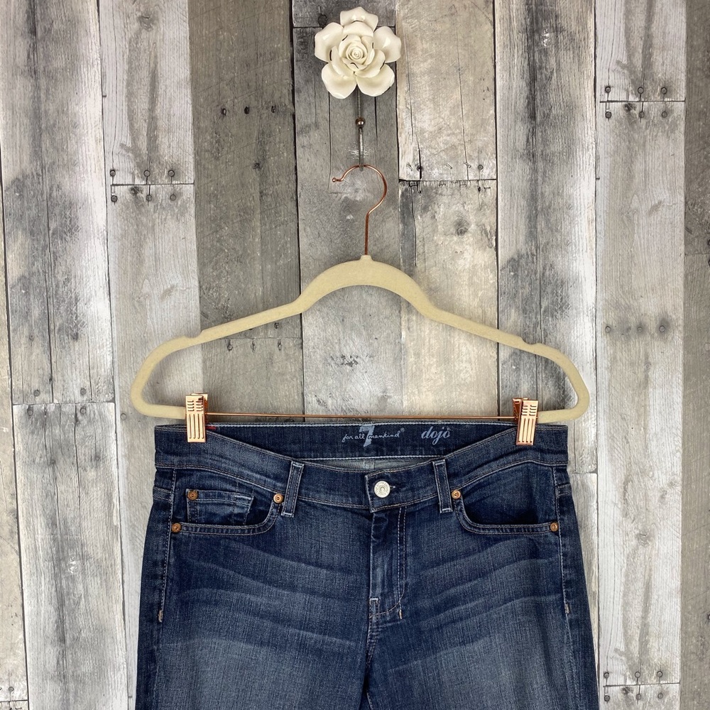 7 For All Mankind Dojo Jewel Pocket Jeans Size 28 - Picture 4 of 8